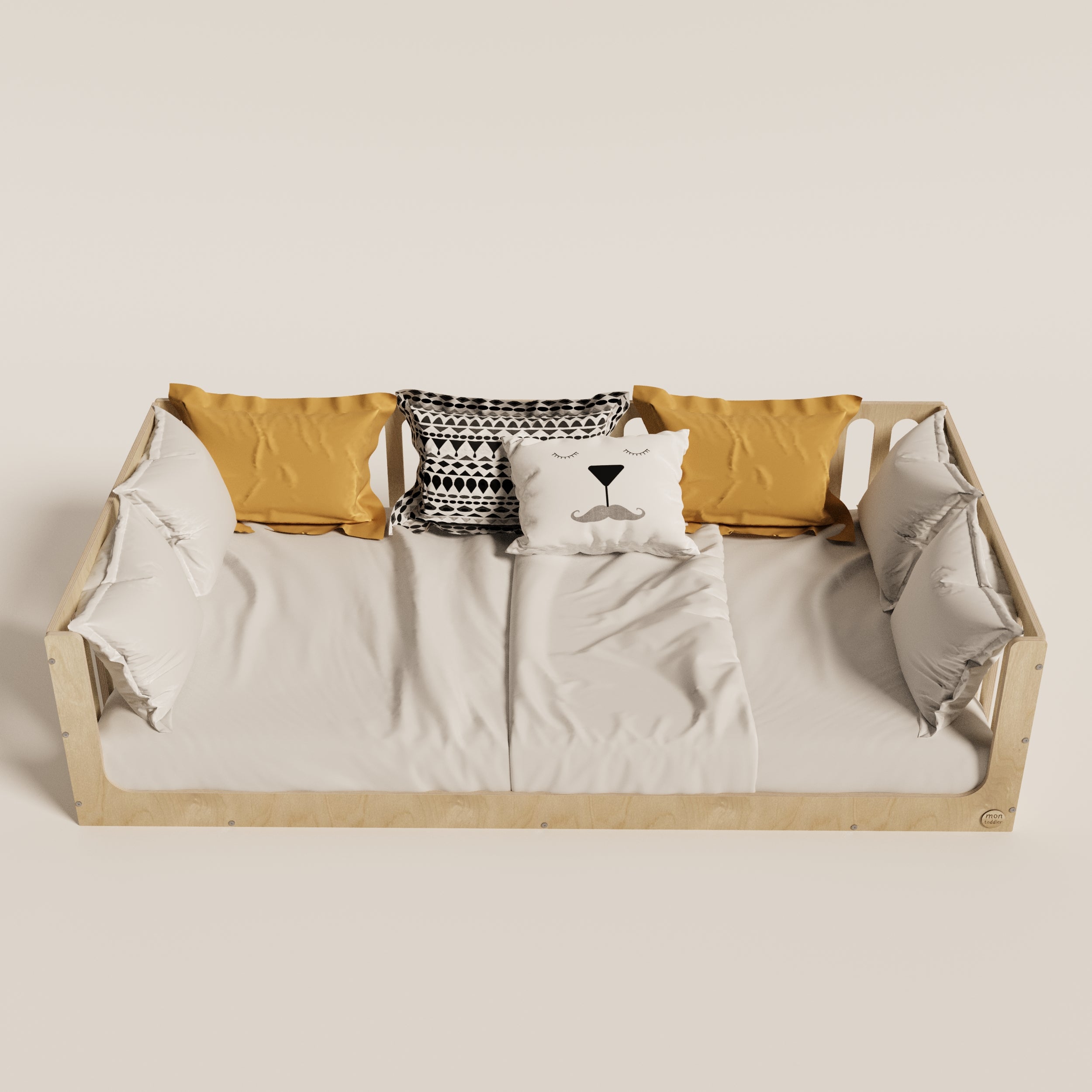 Toddler Bed with Rails - Montoddler