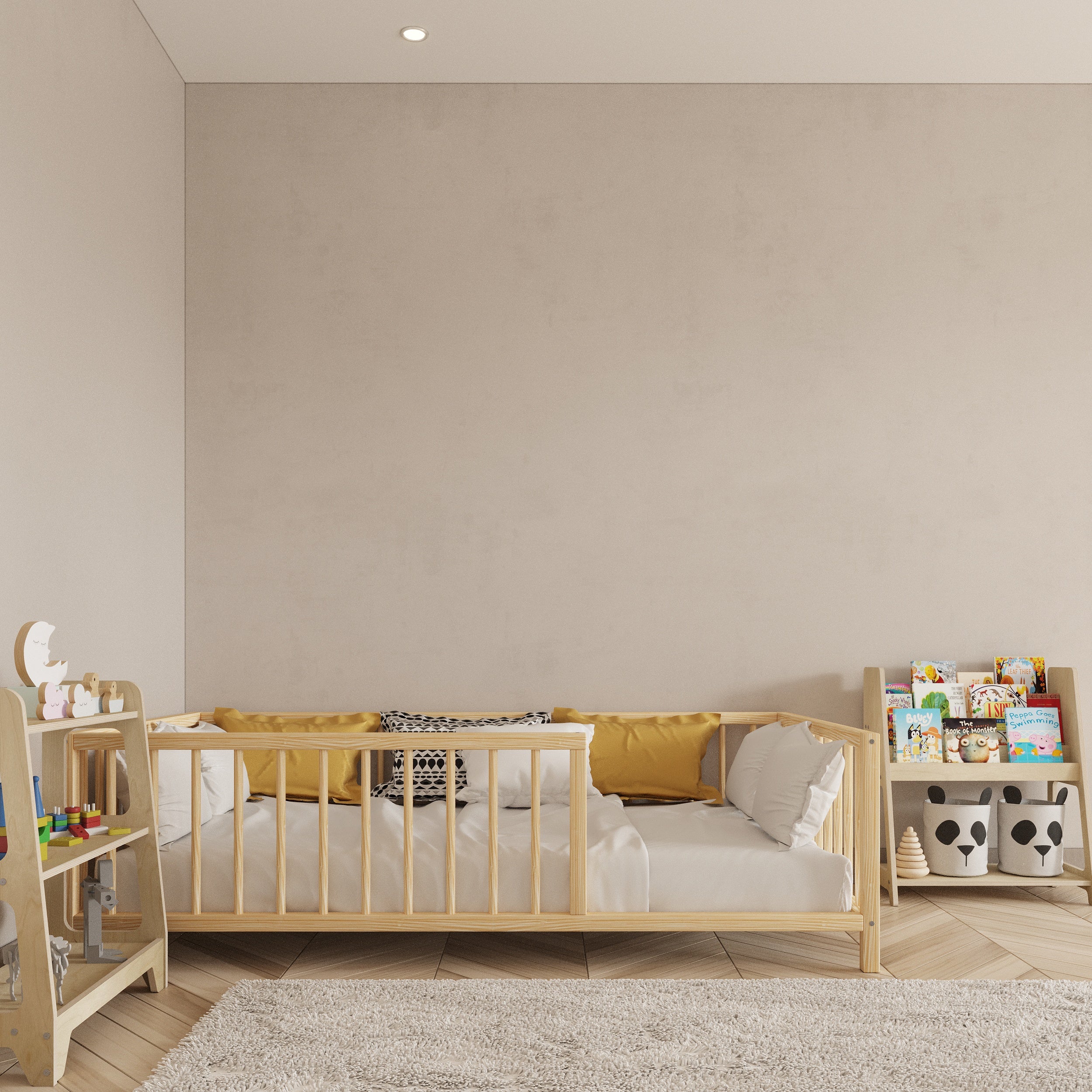 Montessori Bed with Legs - Montoddler