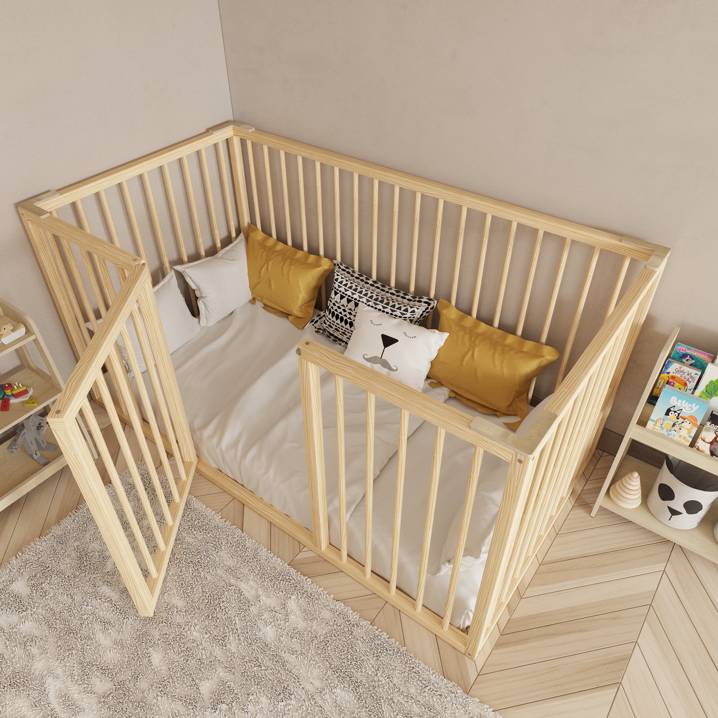 Playpen safety bed for special needs or autism - Montoddler