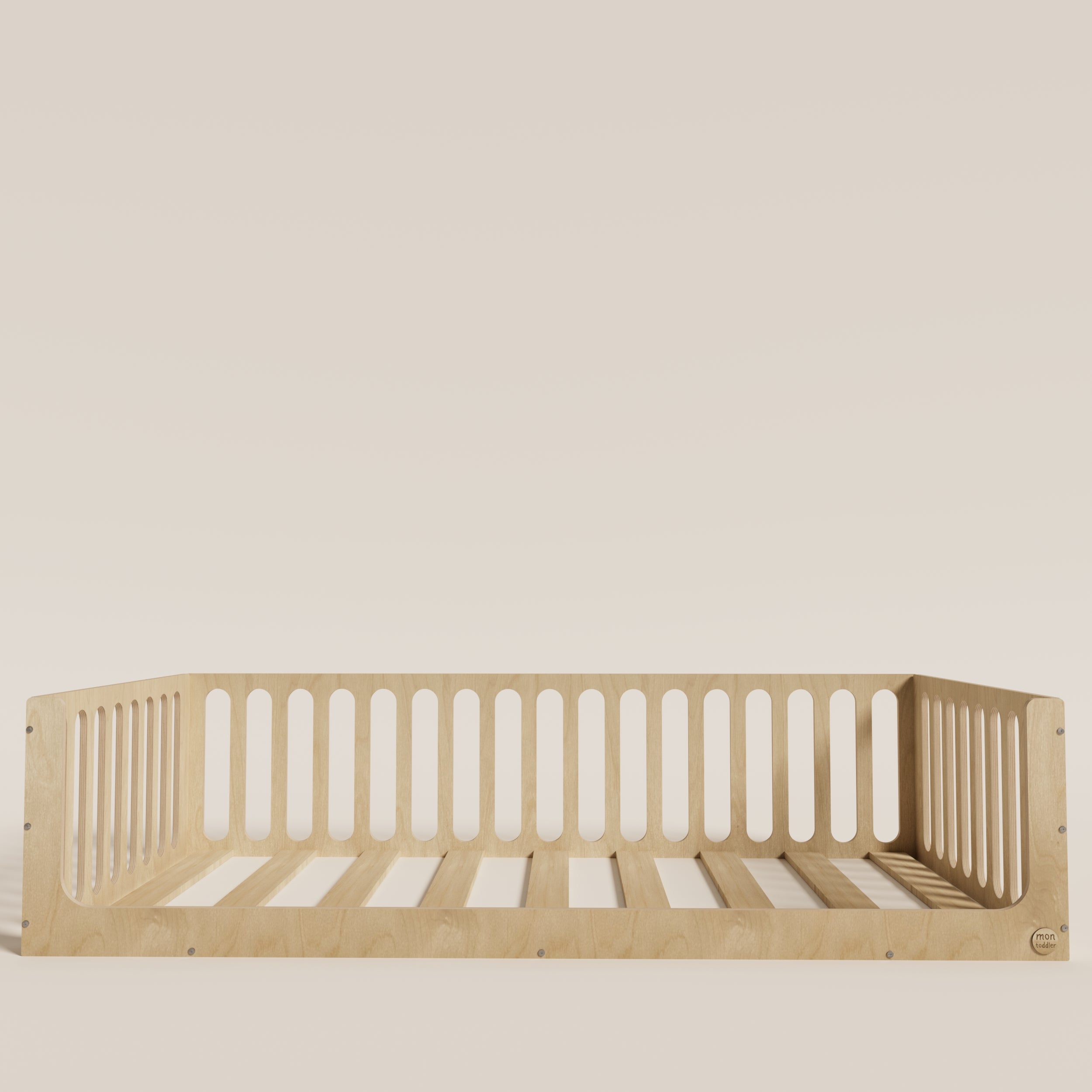 Toddler Bed with Rails - Montoddler