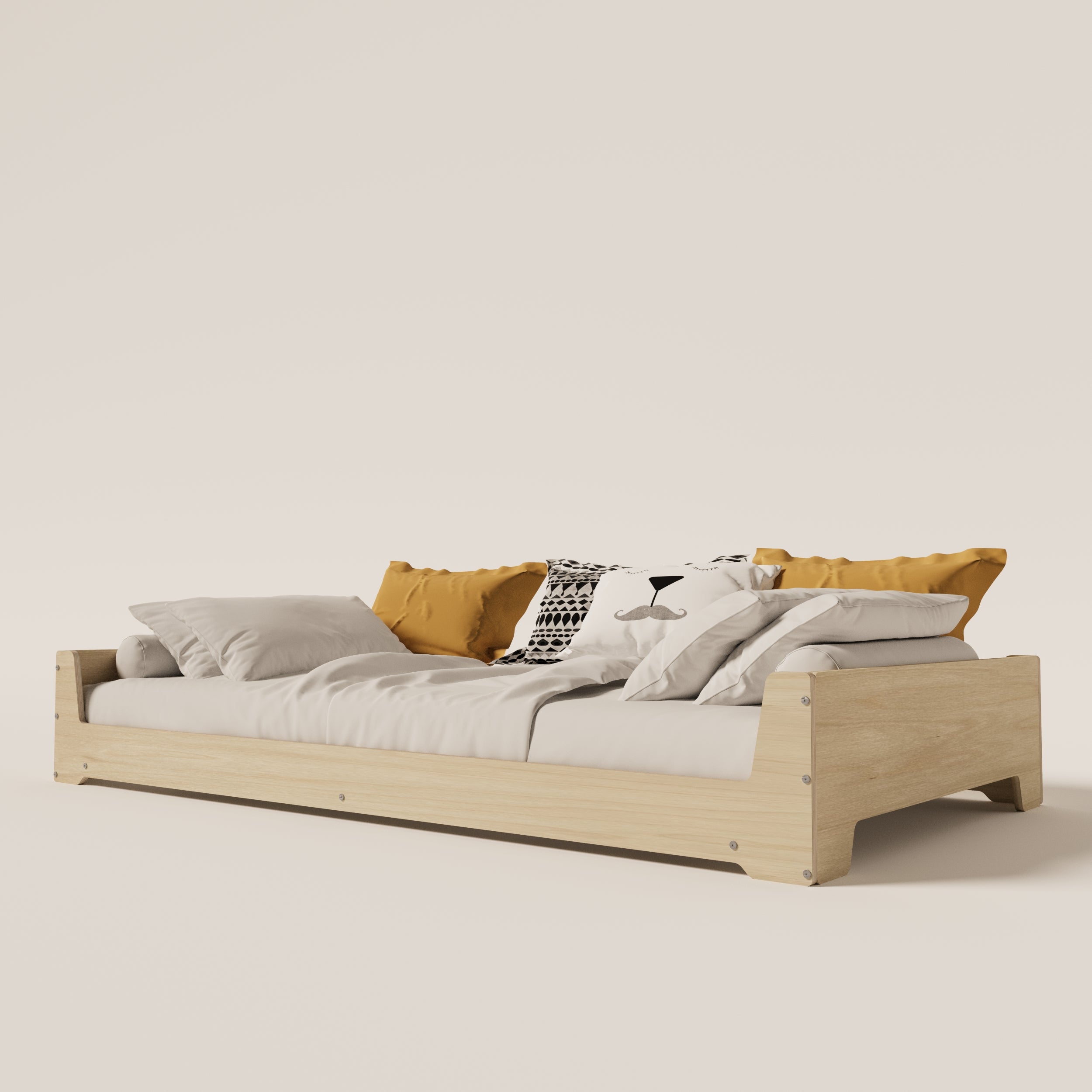 Toddler Birch Floor Bed - Montoddler