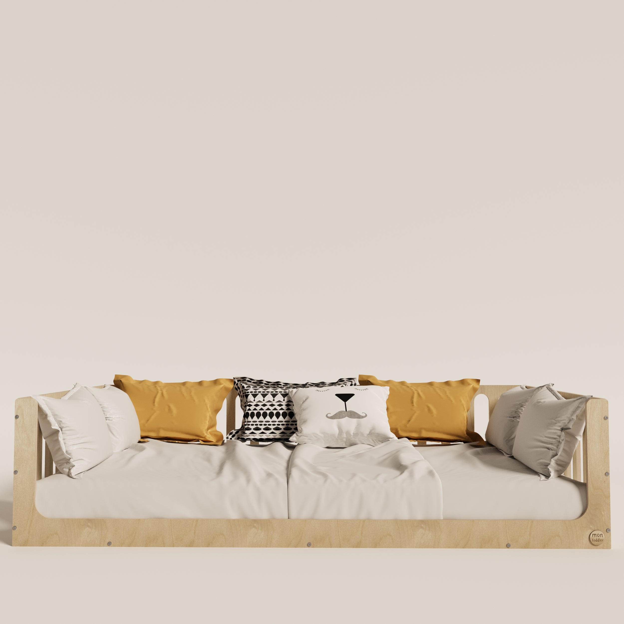 Toddler Bed with Rails - Montoddler