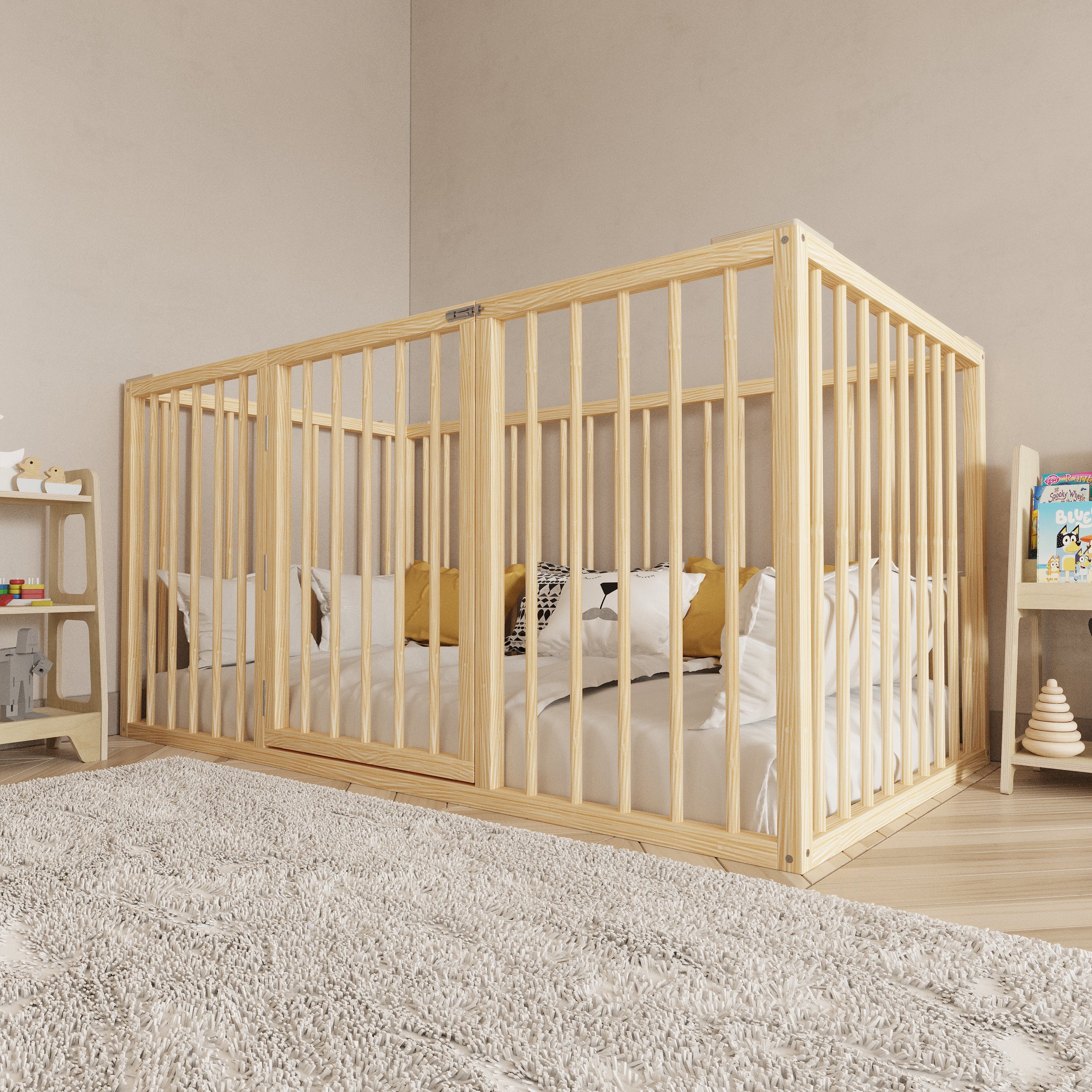 Playpen safety bed for special needs or autism - Montoddler