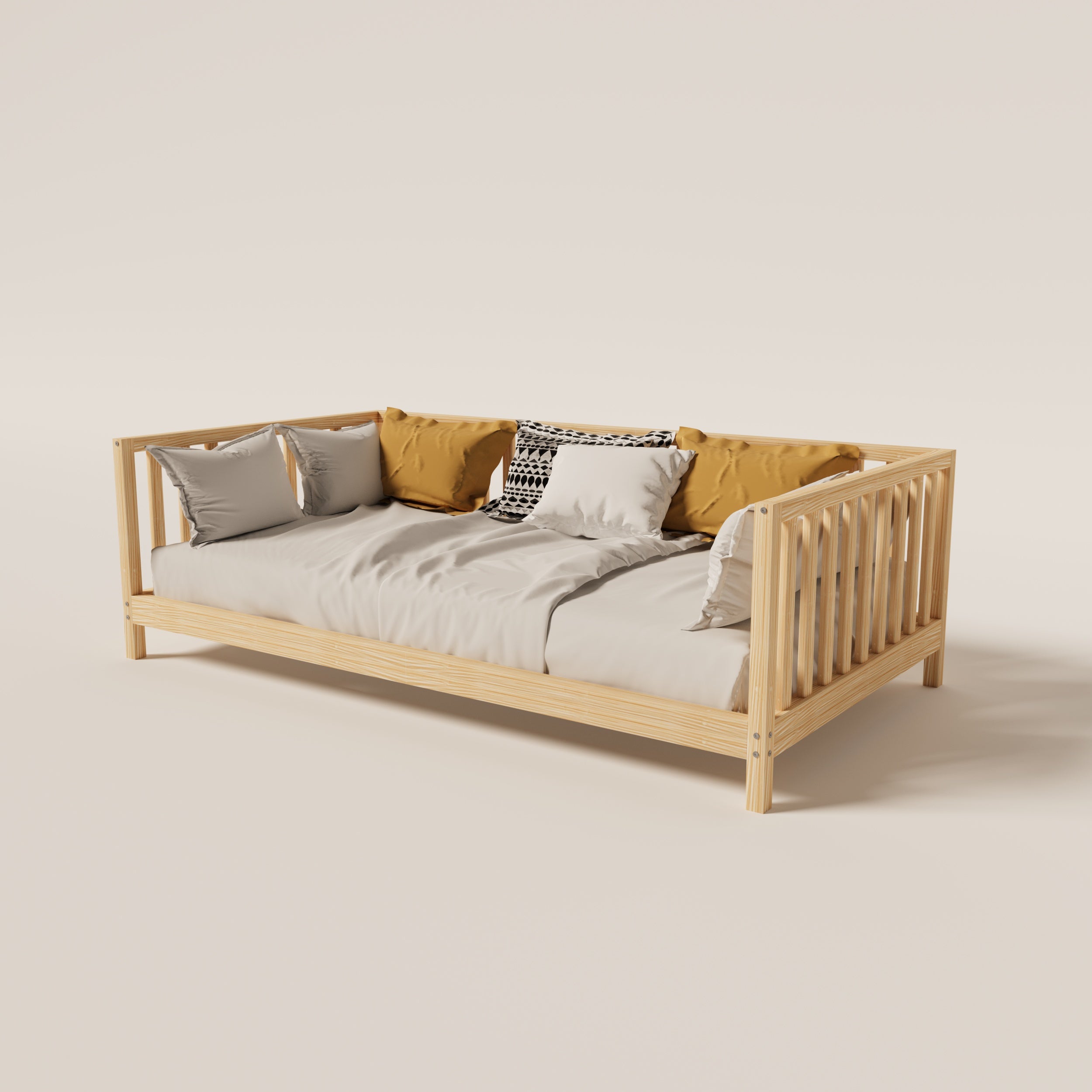 Open Access Montessori Bed with Legs - Montoddler