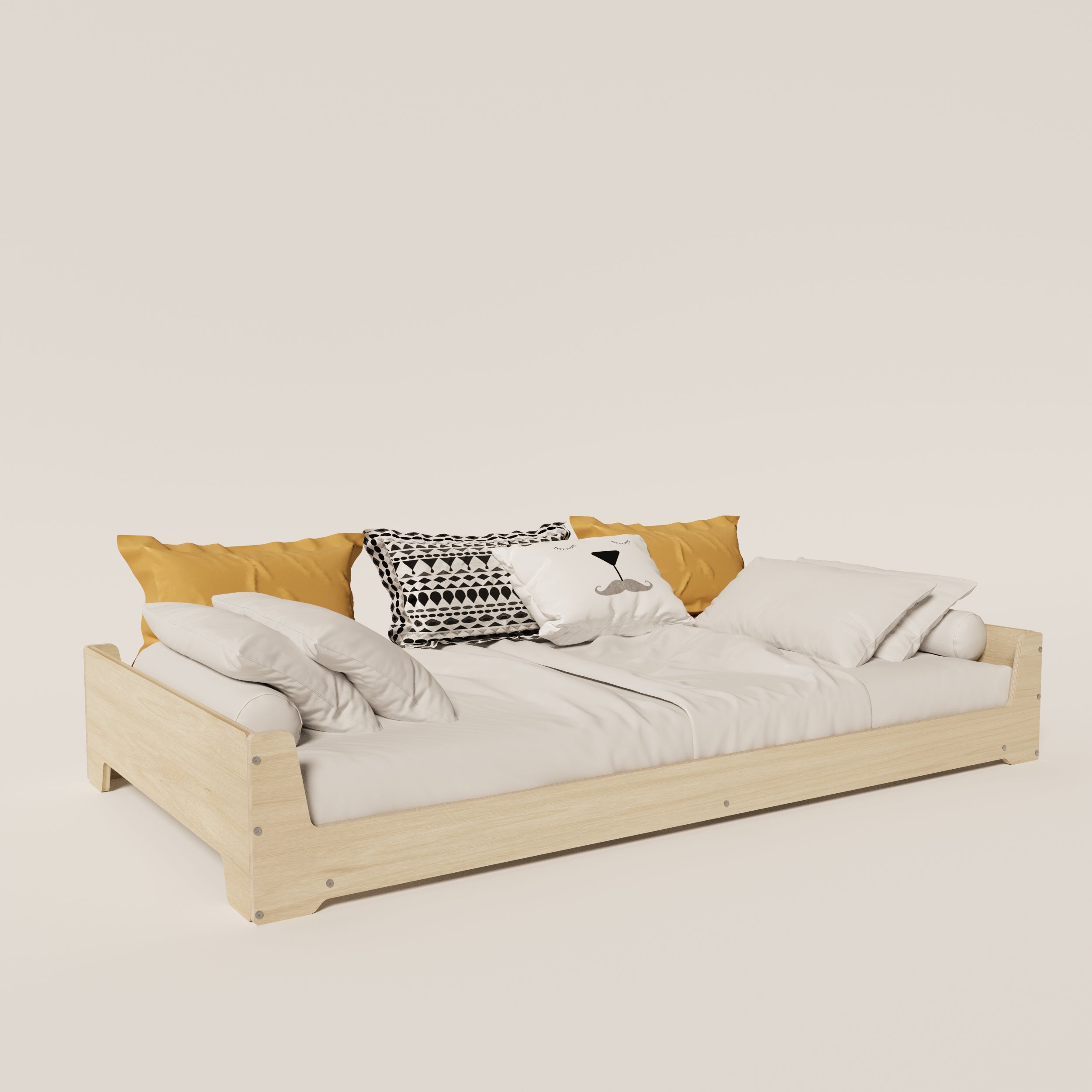 Toddler Birch Floor Bed - Montoddler