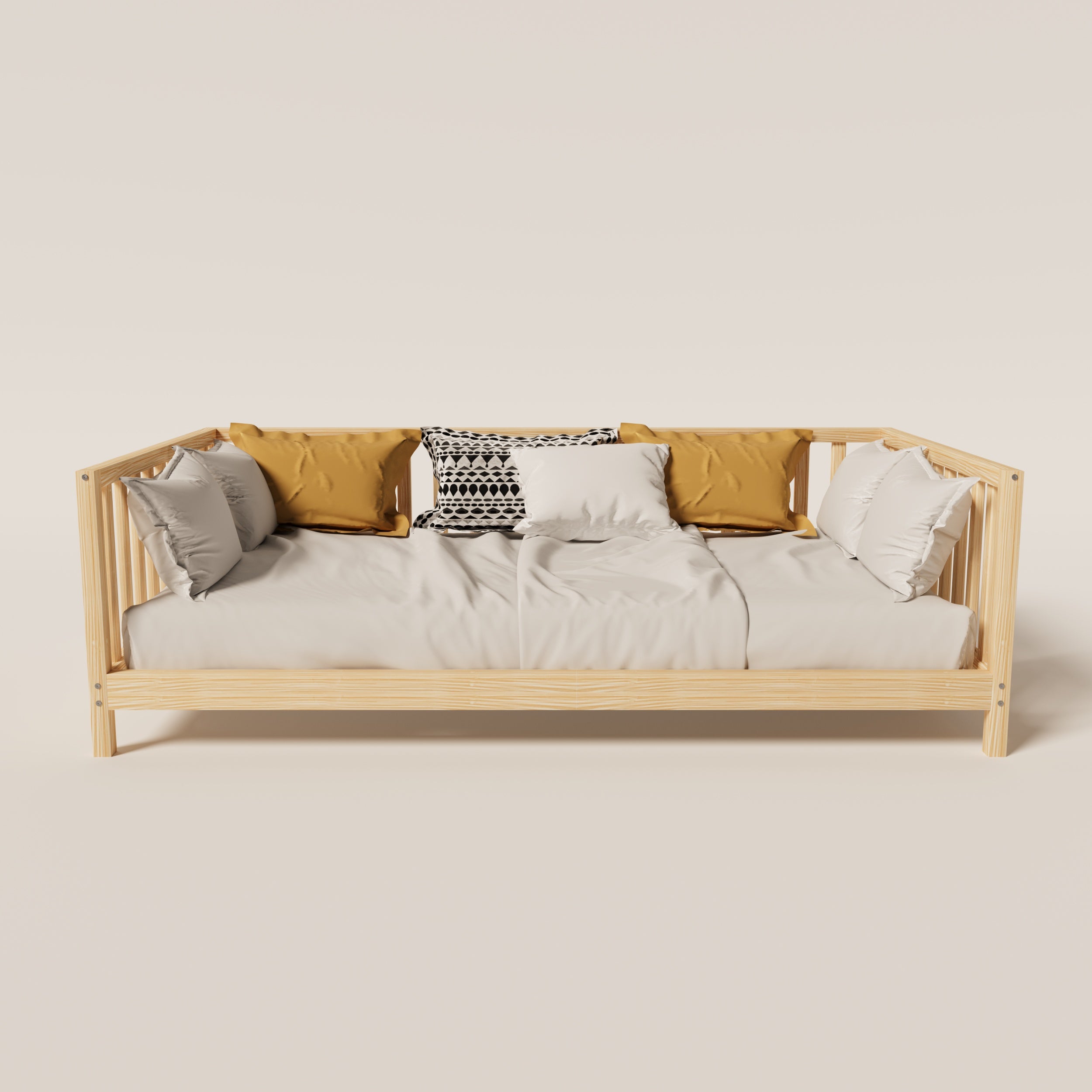 Open Access Montessori Bed with Legs - Montoddler