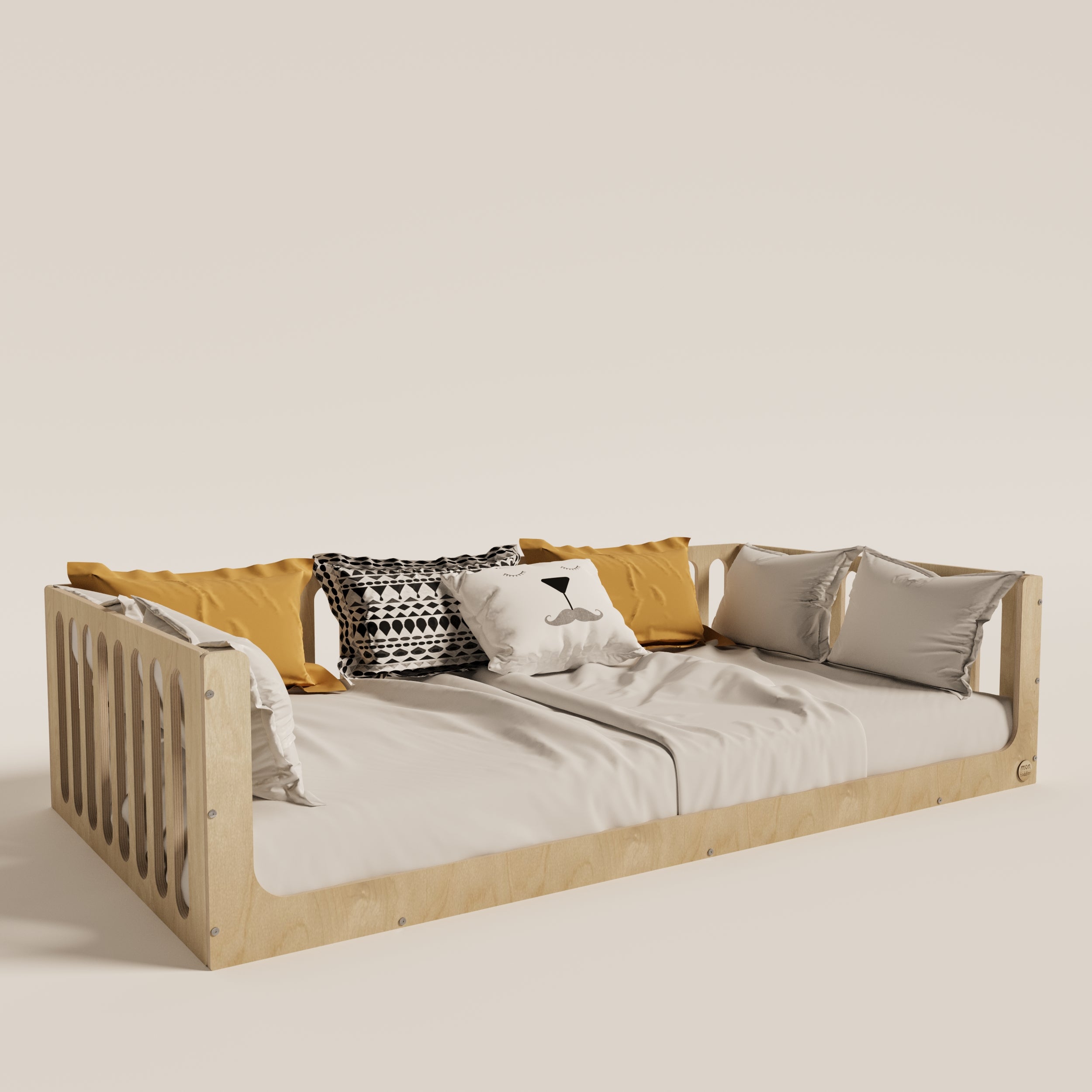 Toddler Bed with Rails - Montoddler