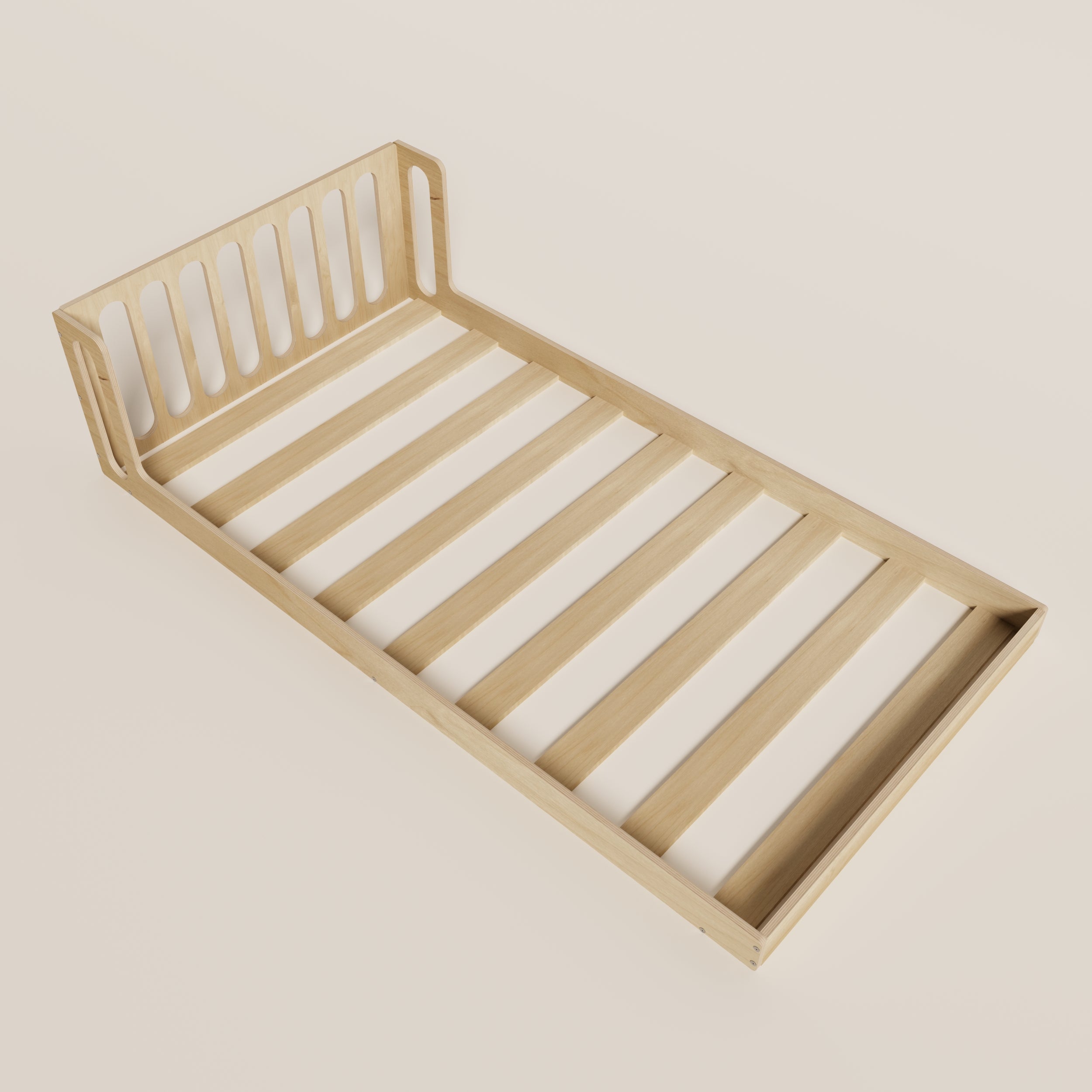 Montessori Birch Floor Bed - Montoddler