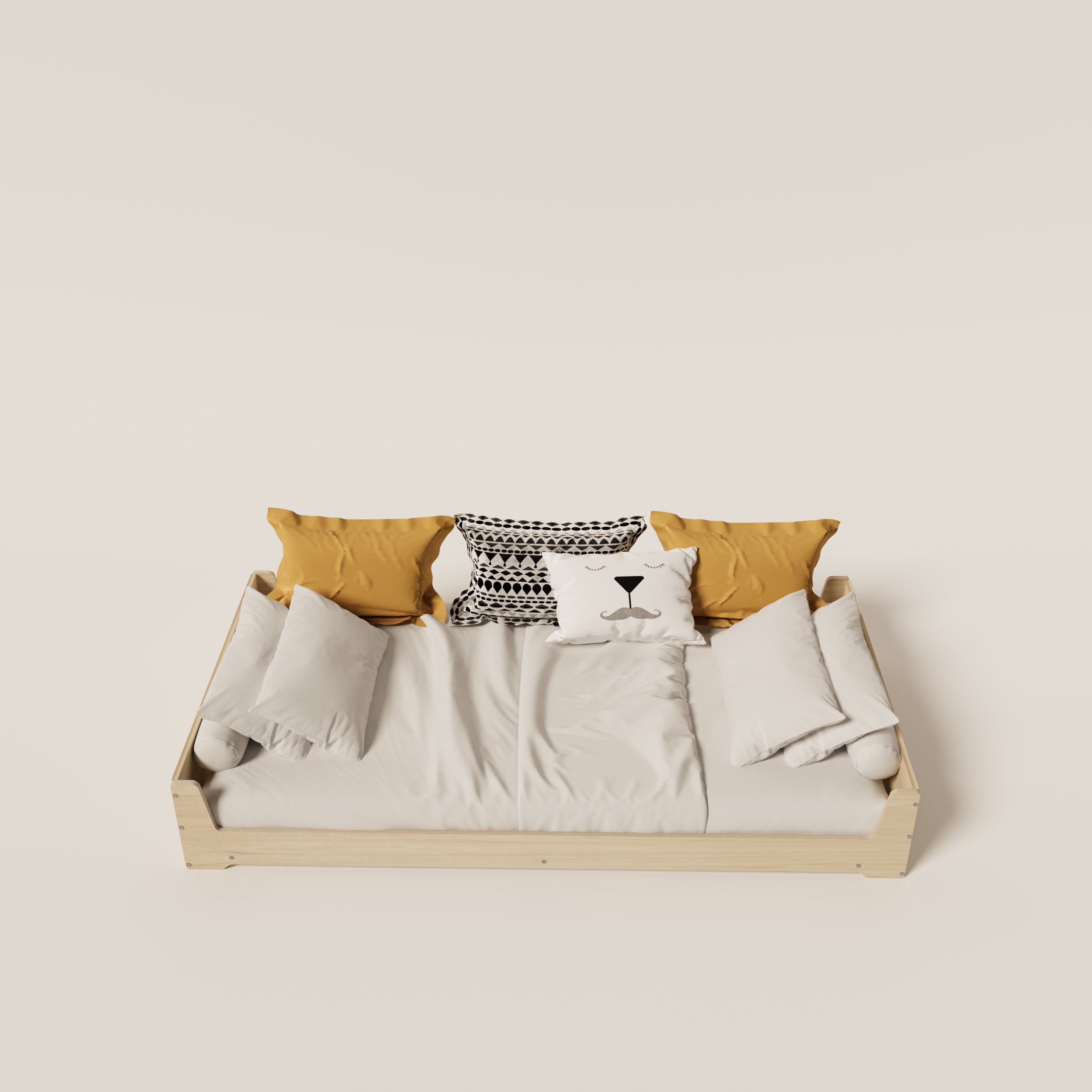 Toddler Birch Floor Bed - Montoddler