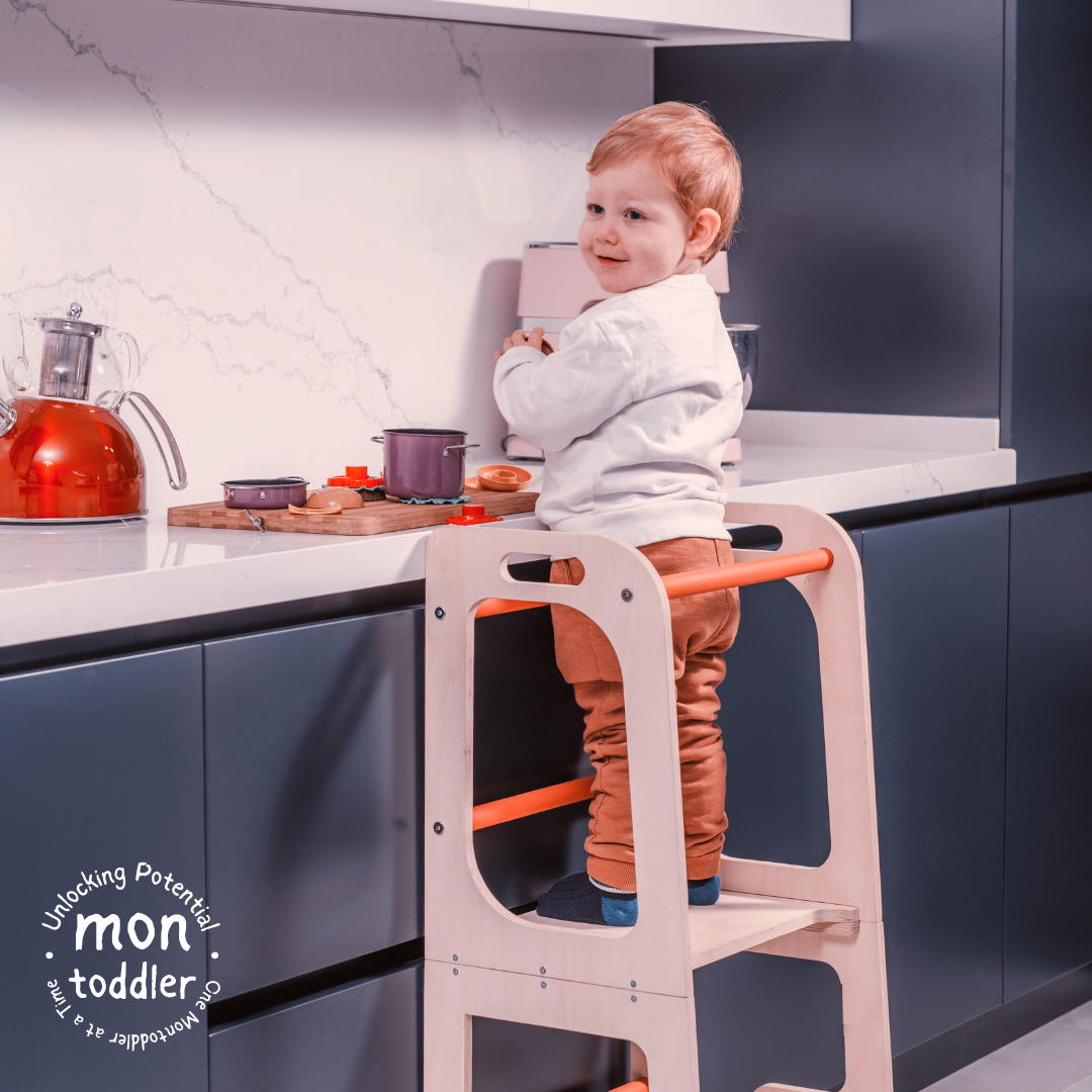 Foldable Learning Tower for Toddlers - Montoddler