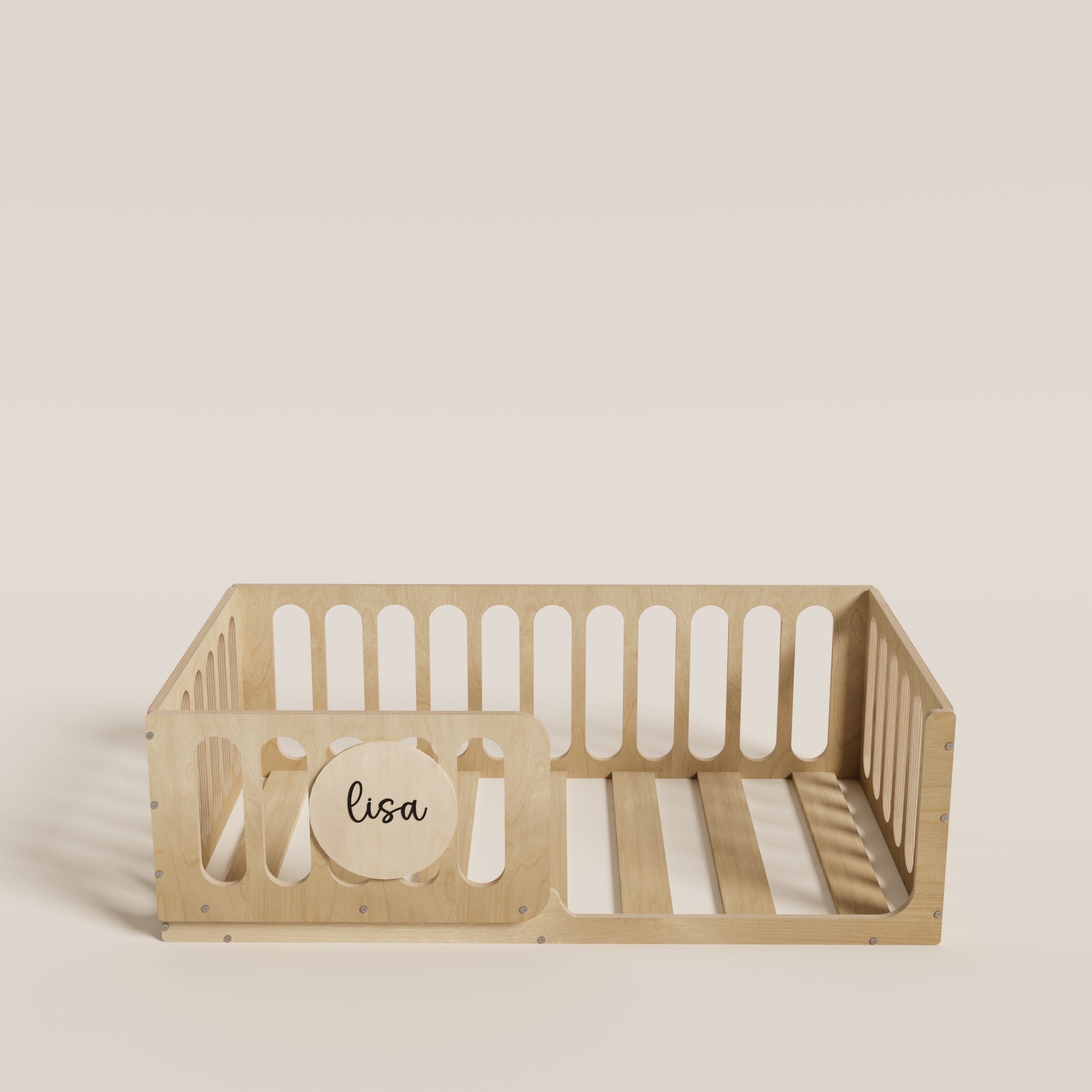 Montessori Floor Crib with Personalization - Montoddler