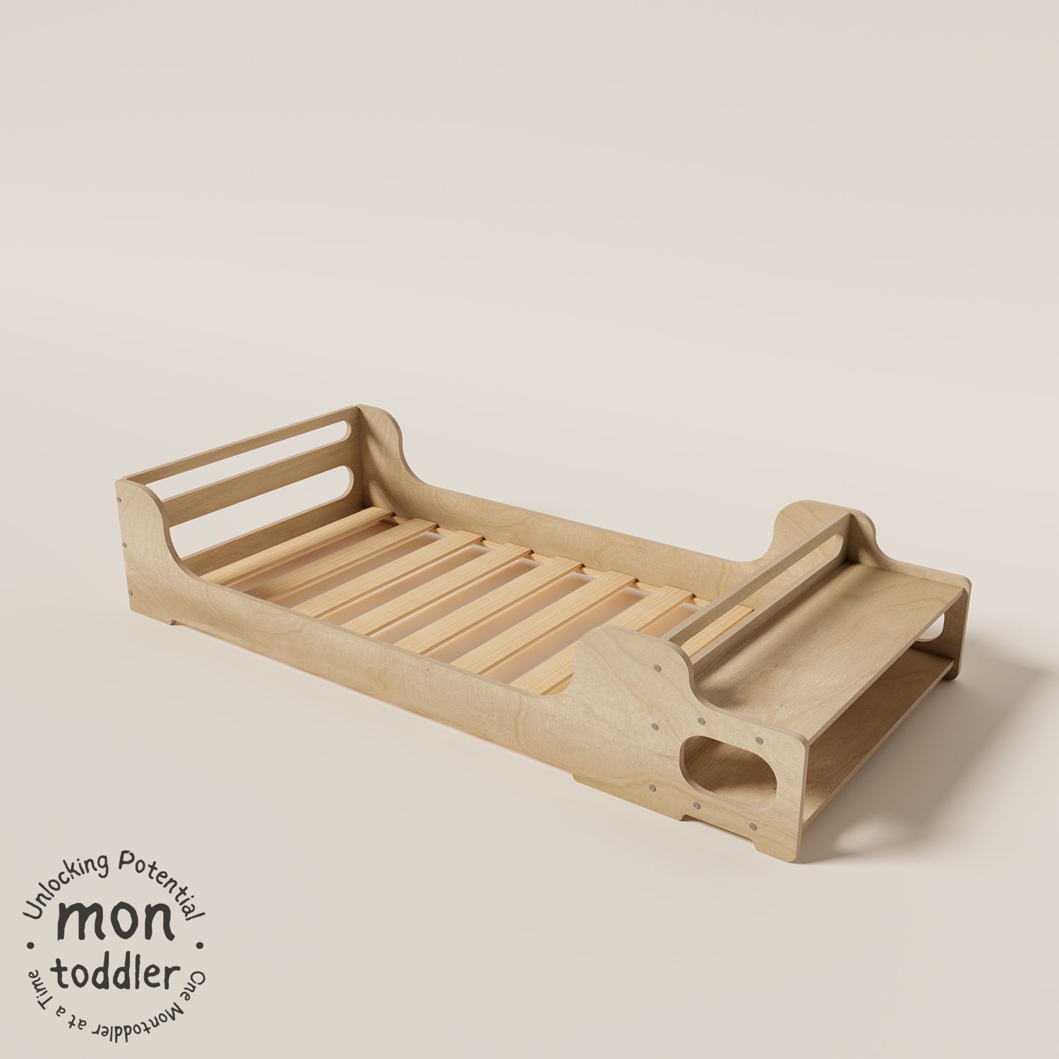 Birch Montessori Crib to Floor Transition Bed - Montoddler