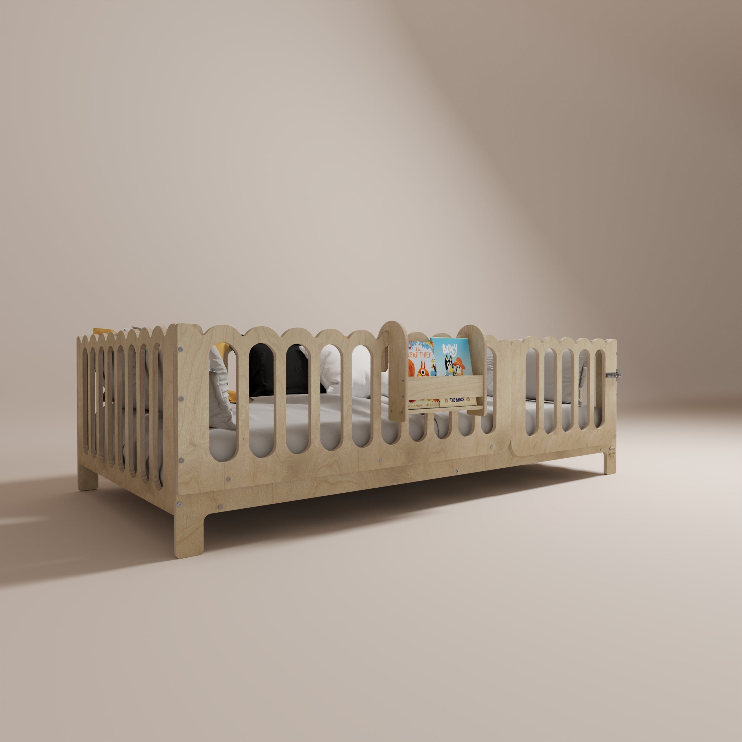 Montessori Bed with Legs - Wave