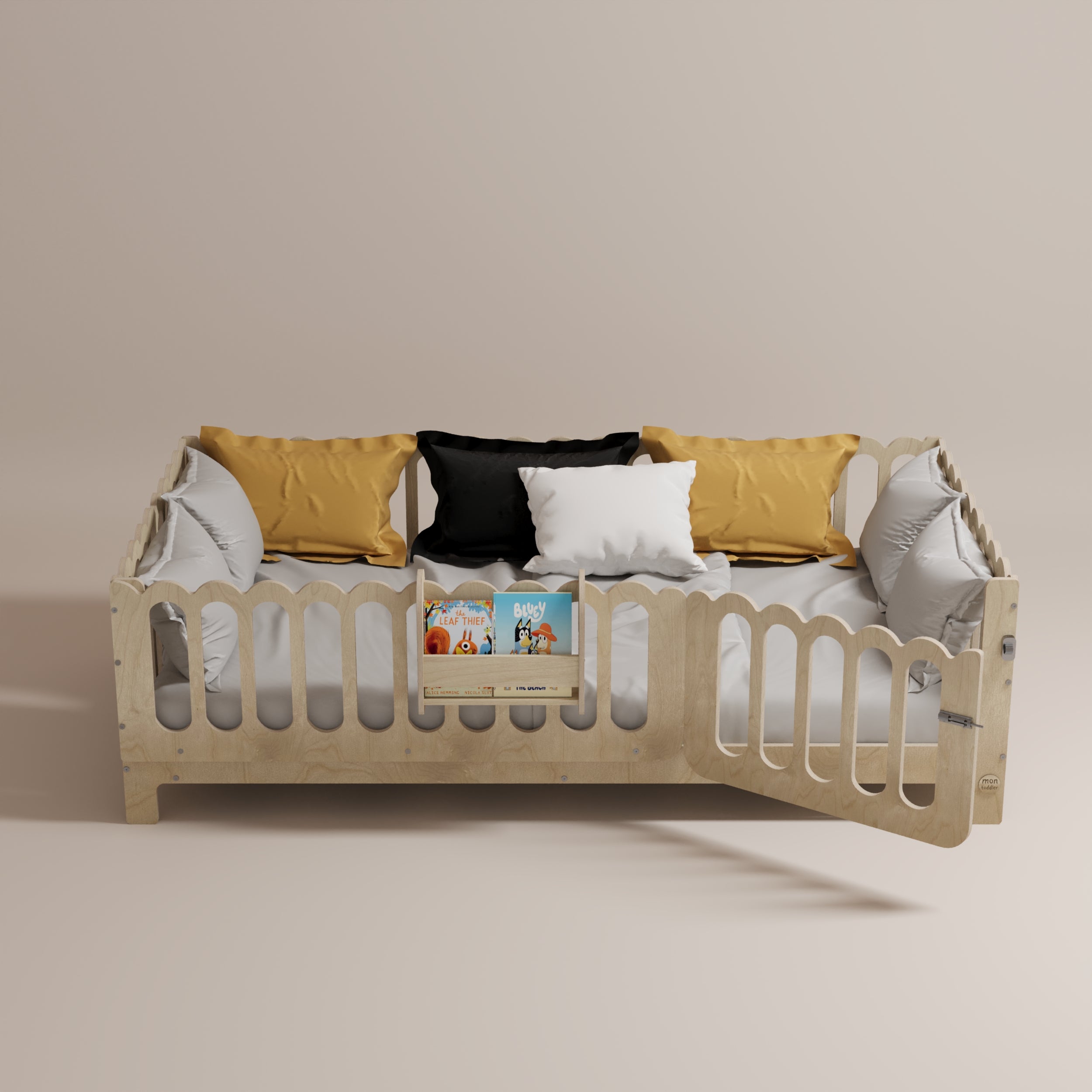 Montessori Bed with Legs - Wave