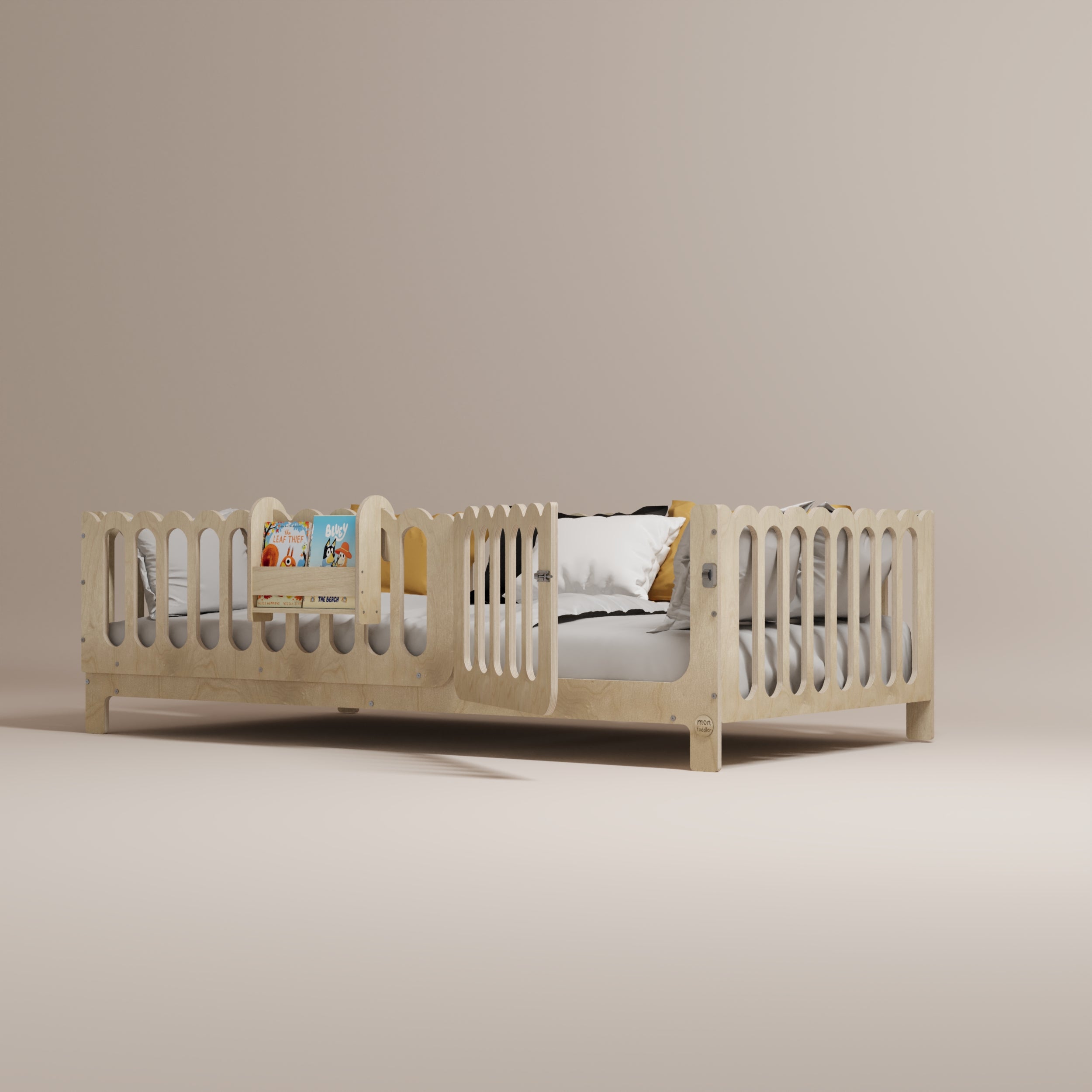 Montessori Bed with Legs - Wave