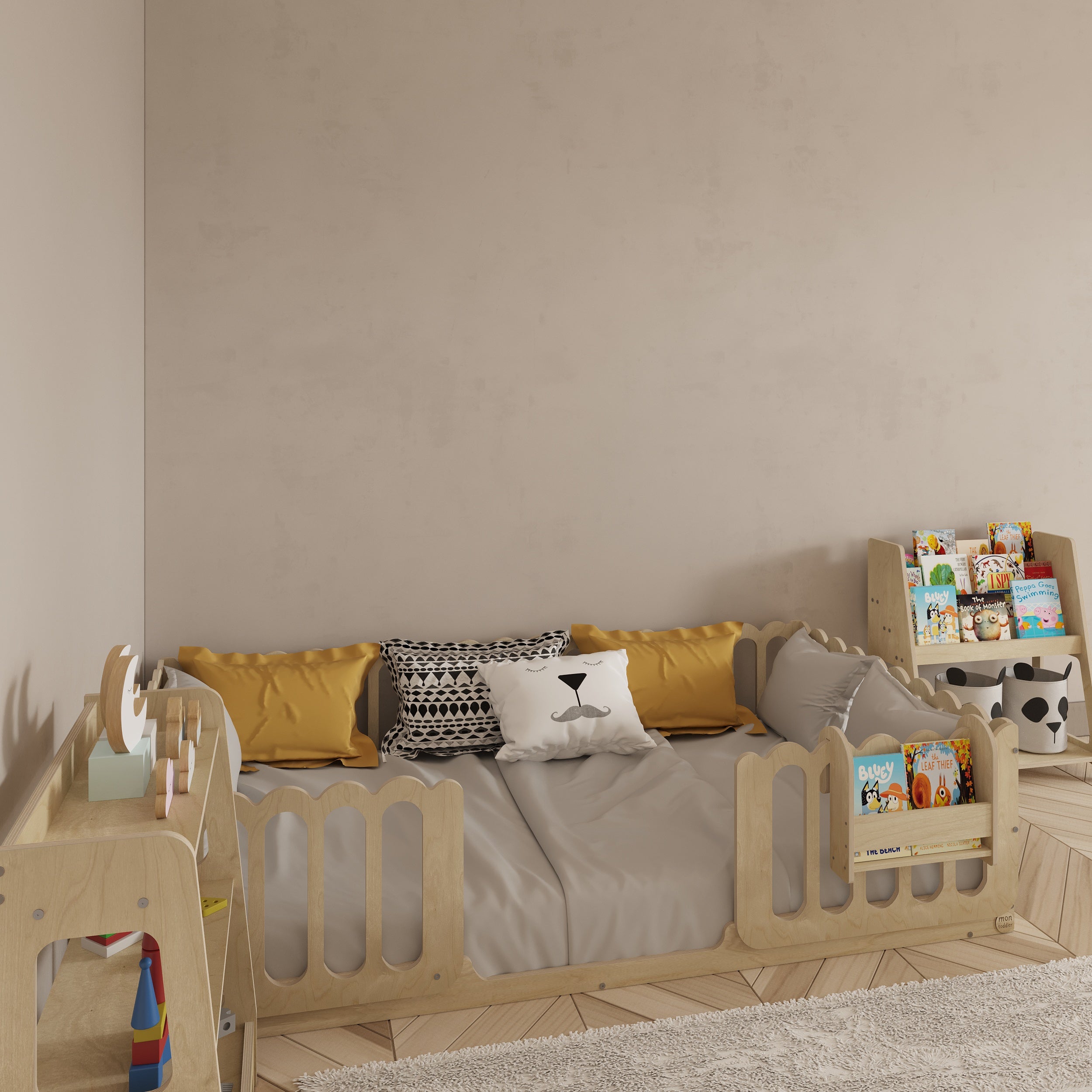 Montessori Infant Floor Bed - Wave