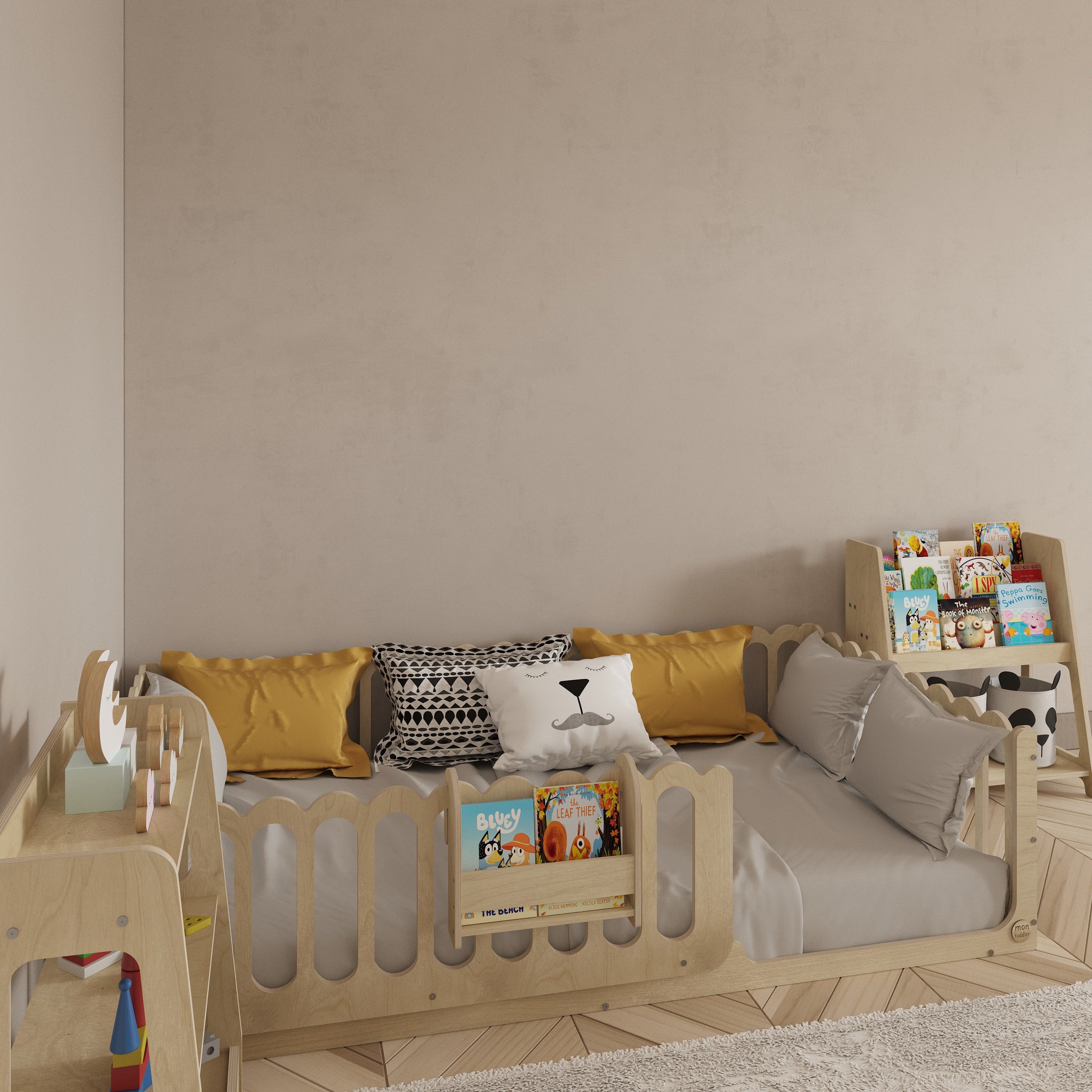 Montessori Floor Bed- Wave