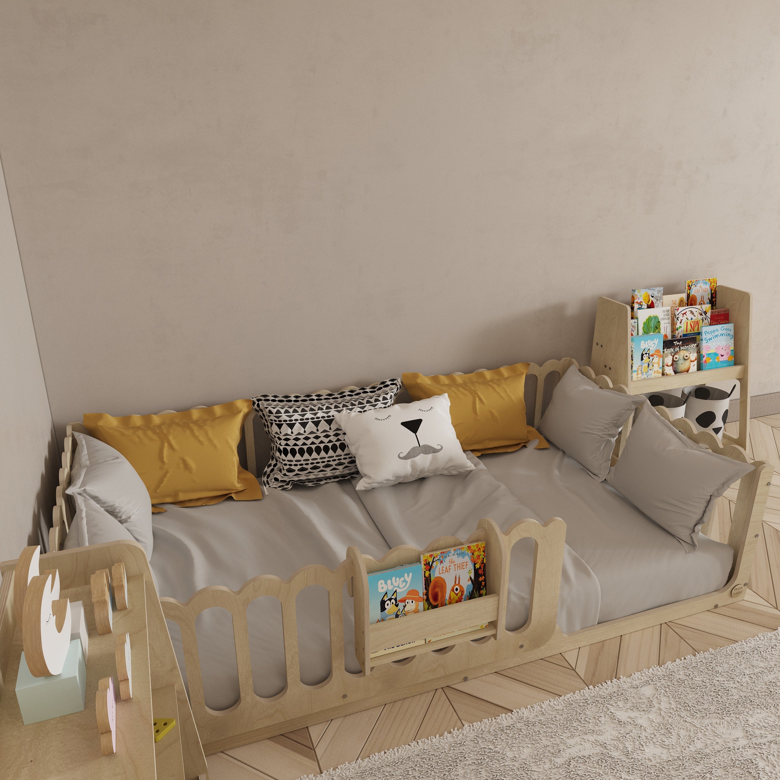 Montessori Floor Bed- Wave