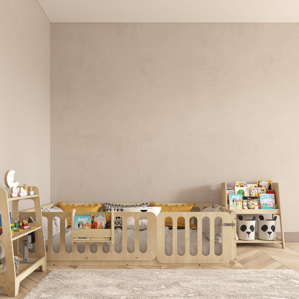 Montessori Floor Bed With Lockable Door