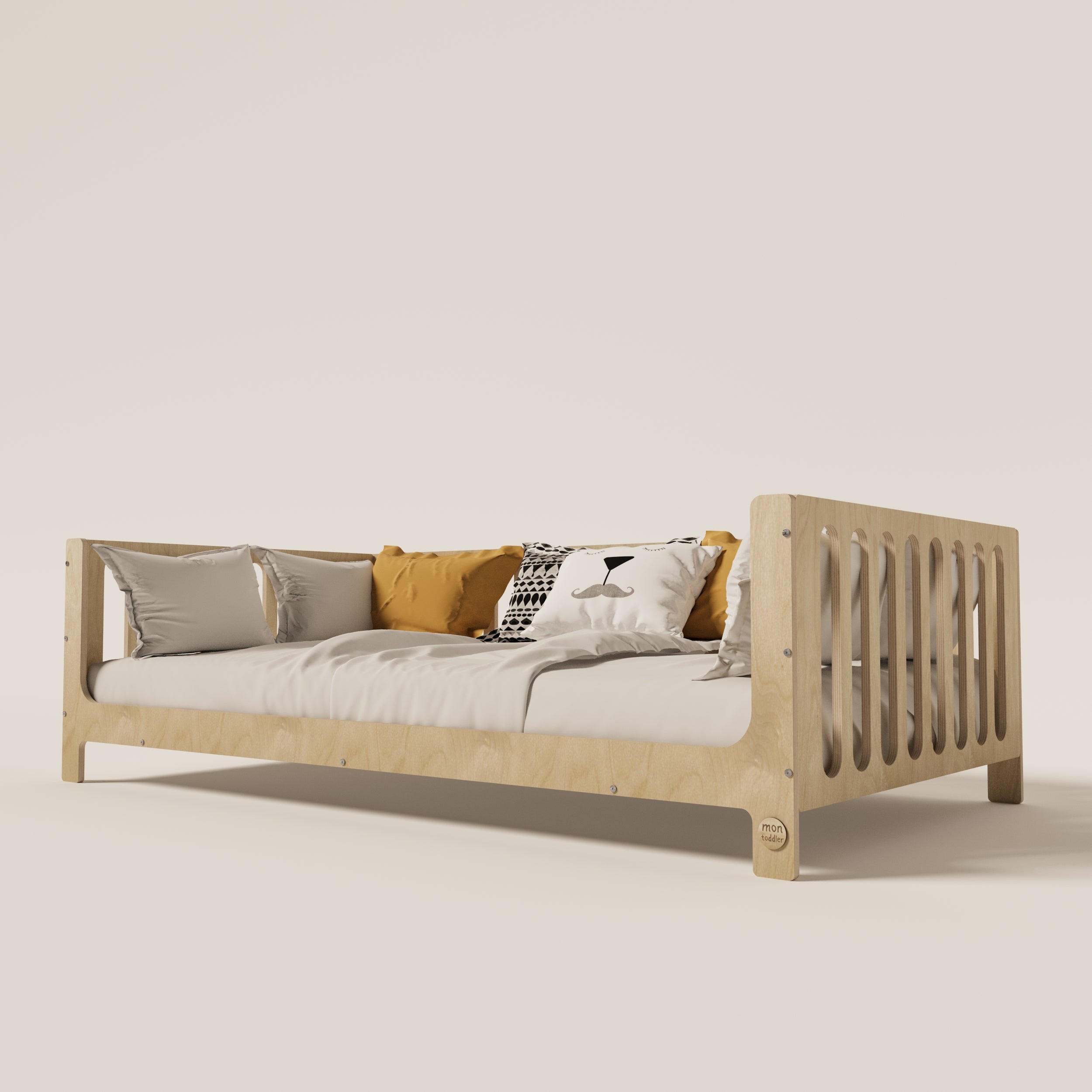Birch Montessori Bed with Legs - Montoddler