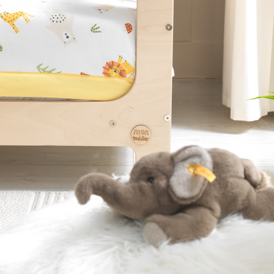 Orange Montessori Bedding Canopy and Sleep Set - Montoddler 