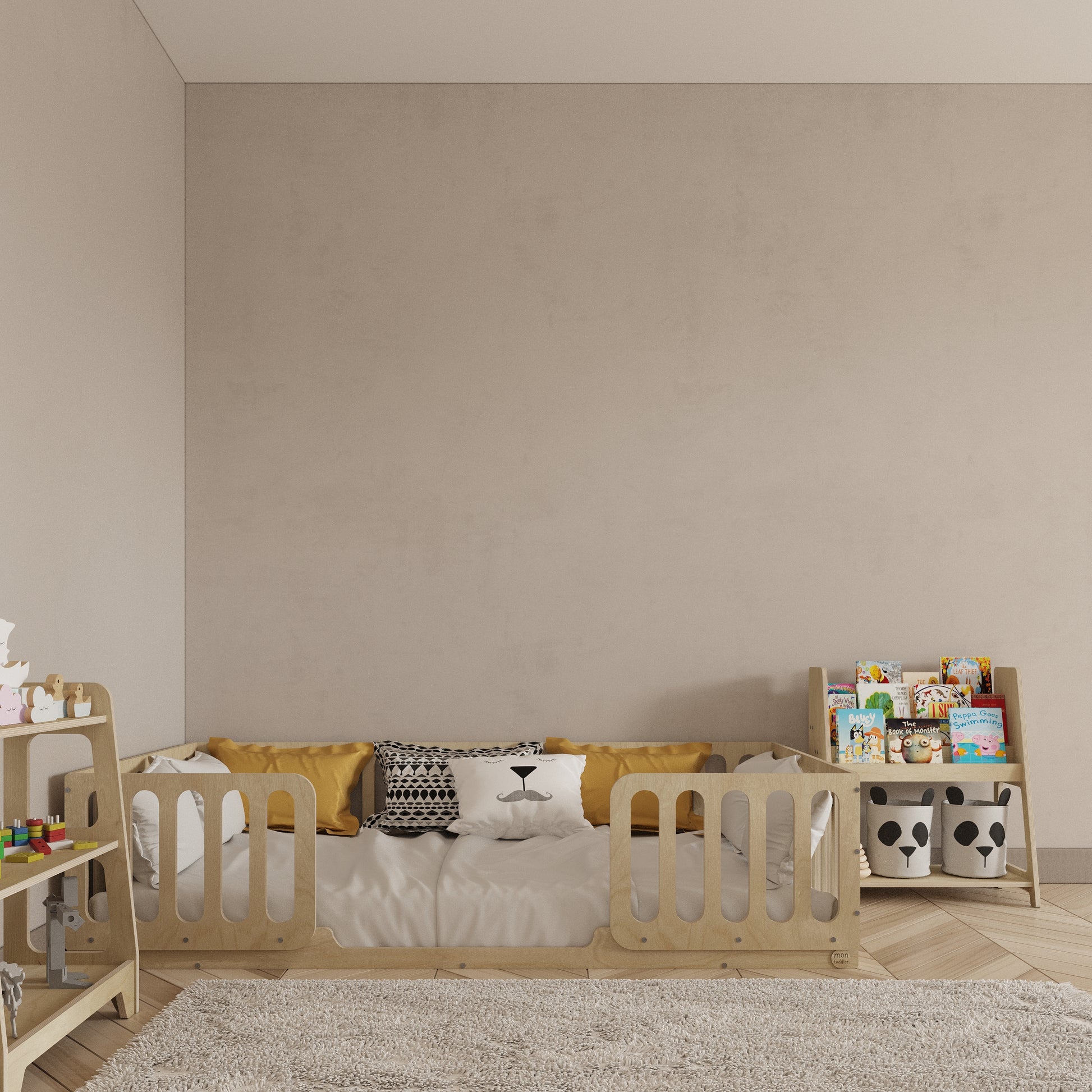 70x140cm bed of Montessori philosophy for baby room