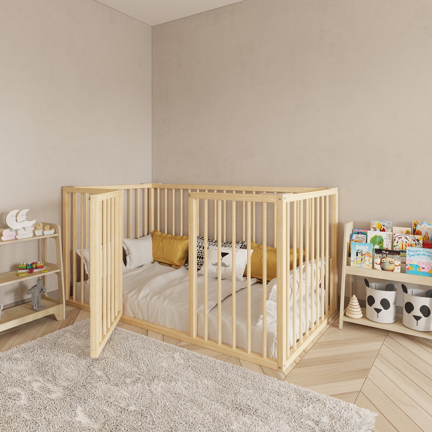 Playpen safety bed for special needs or autism