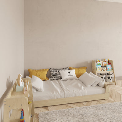 Toddler Birch Floor Bed - Montoddler 