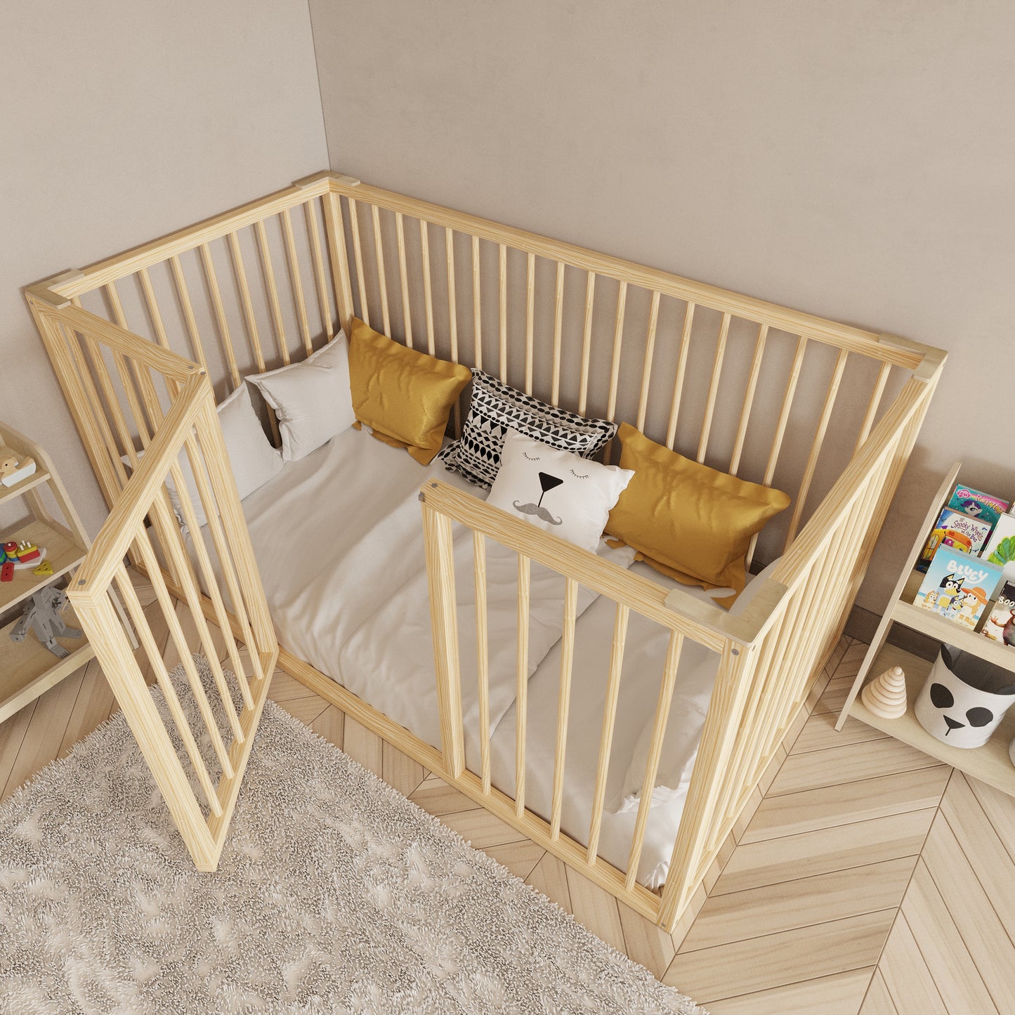 Playpen safety bed for special needs or autism