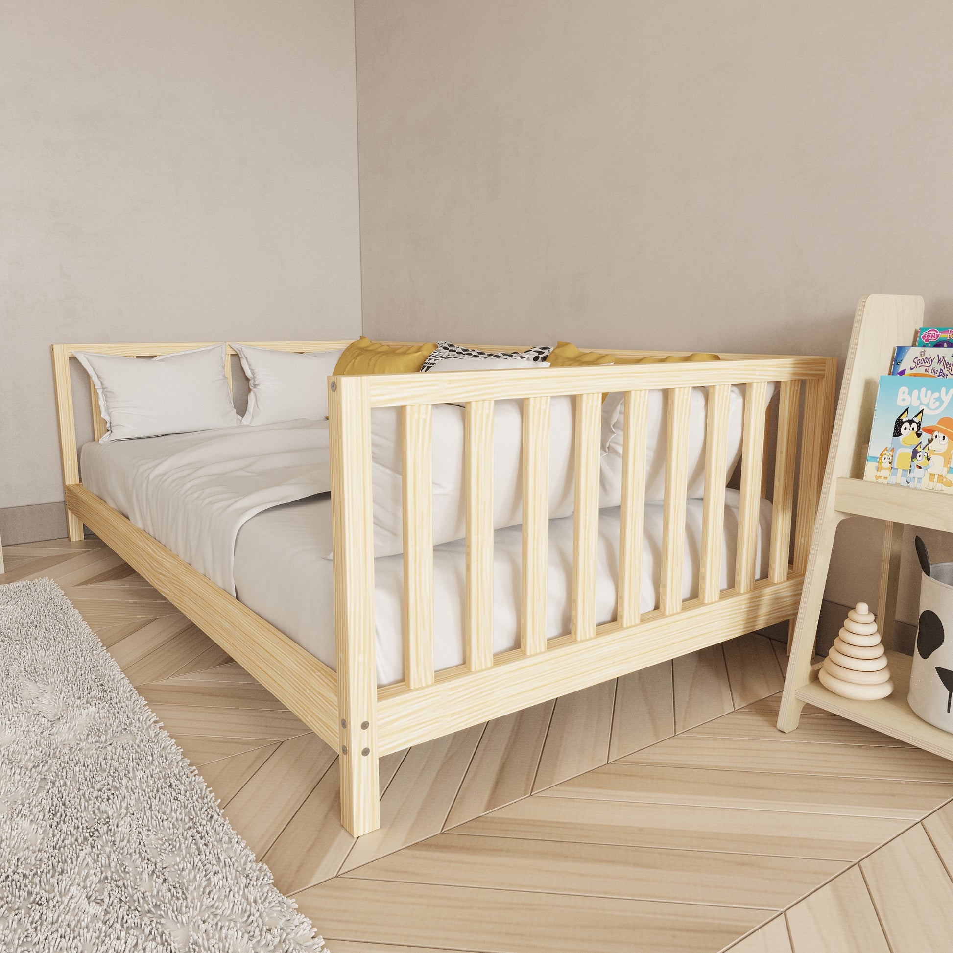 Open Access Montessori Bed with Legs - Montoddler 