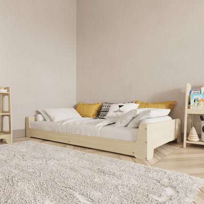 Toddler Birch Floor Bed - Montoddler 