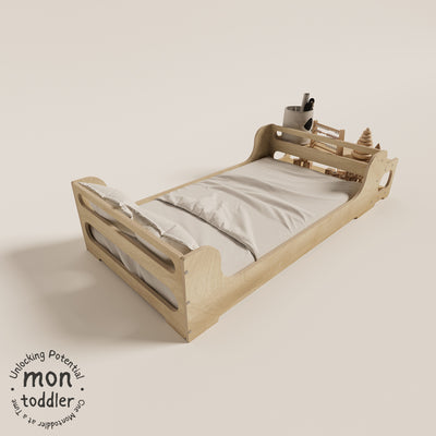 Birch Montessori Crib to Floor Transition Bed - Montoddler 