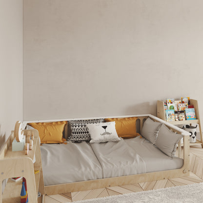 Floor Bed for Toddler With Top Edge