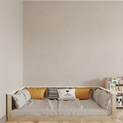 Floor Bed for Toddler With Top Edge