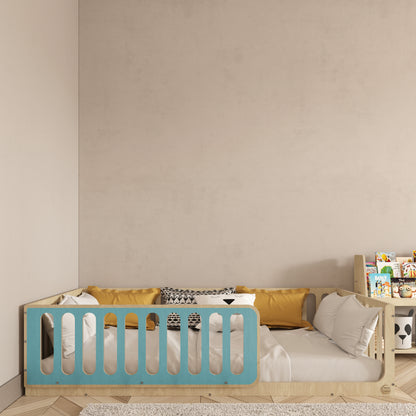 Montessori Blue Floor Bed