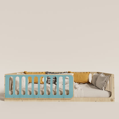 Montessori Blue Floor Bed