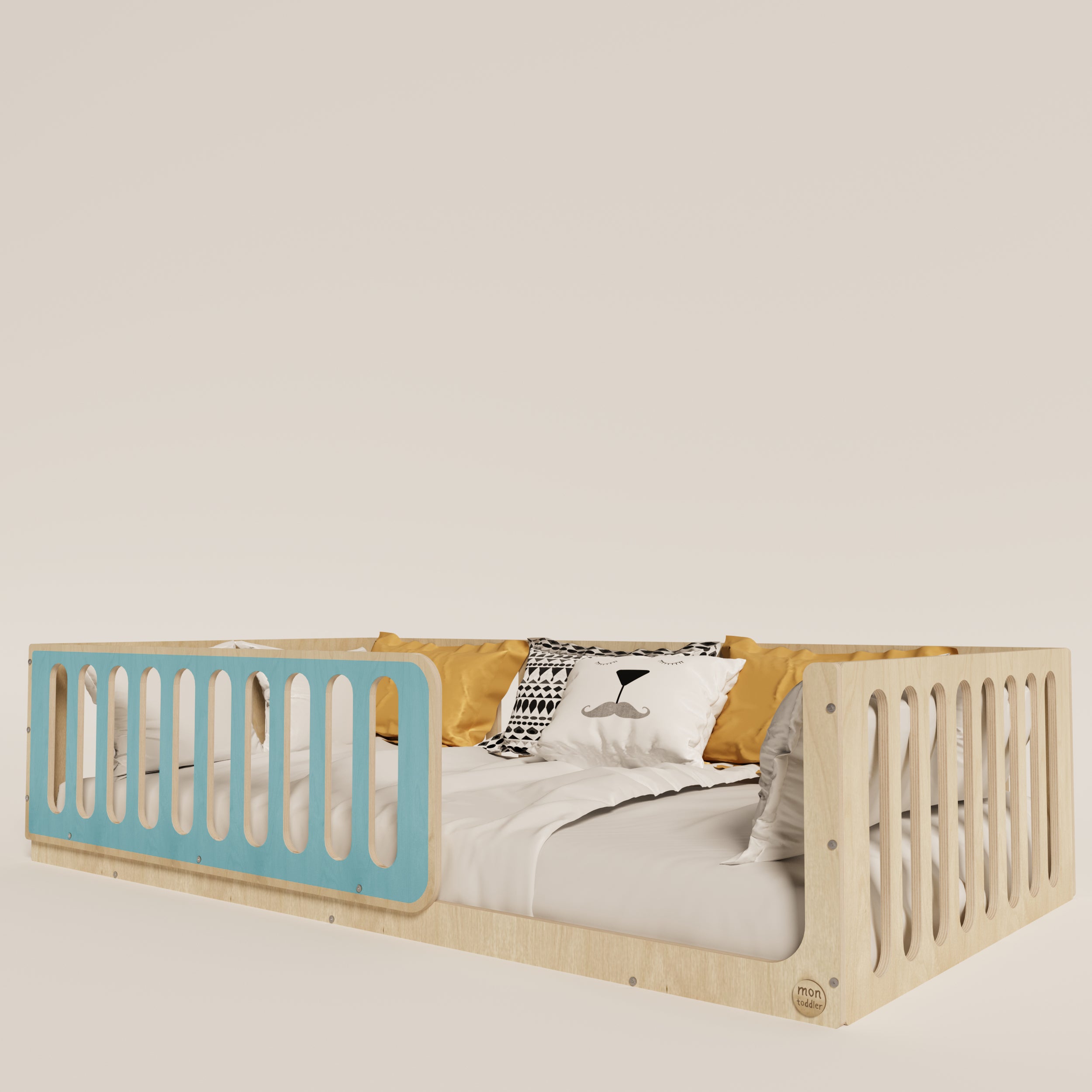 Montessori Blue Floor Bed