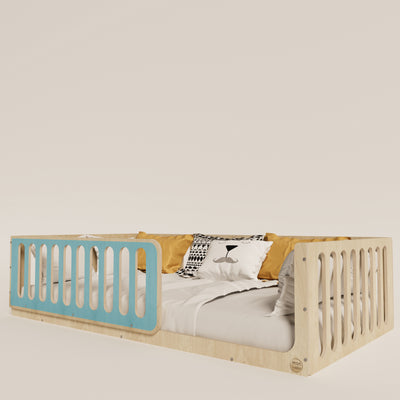 Montessori Blue Floor Bed