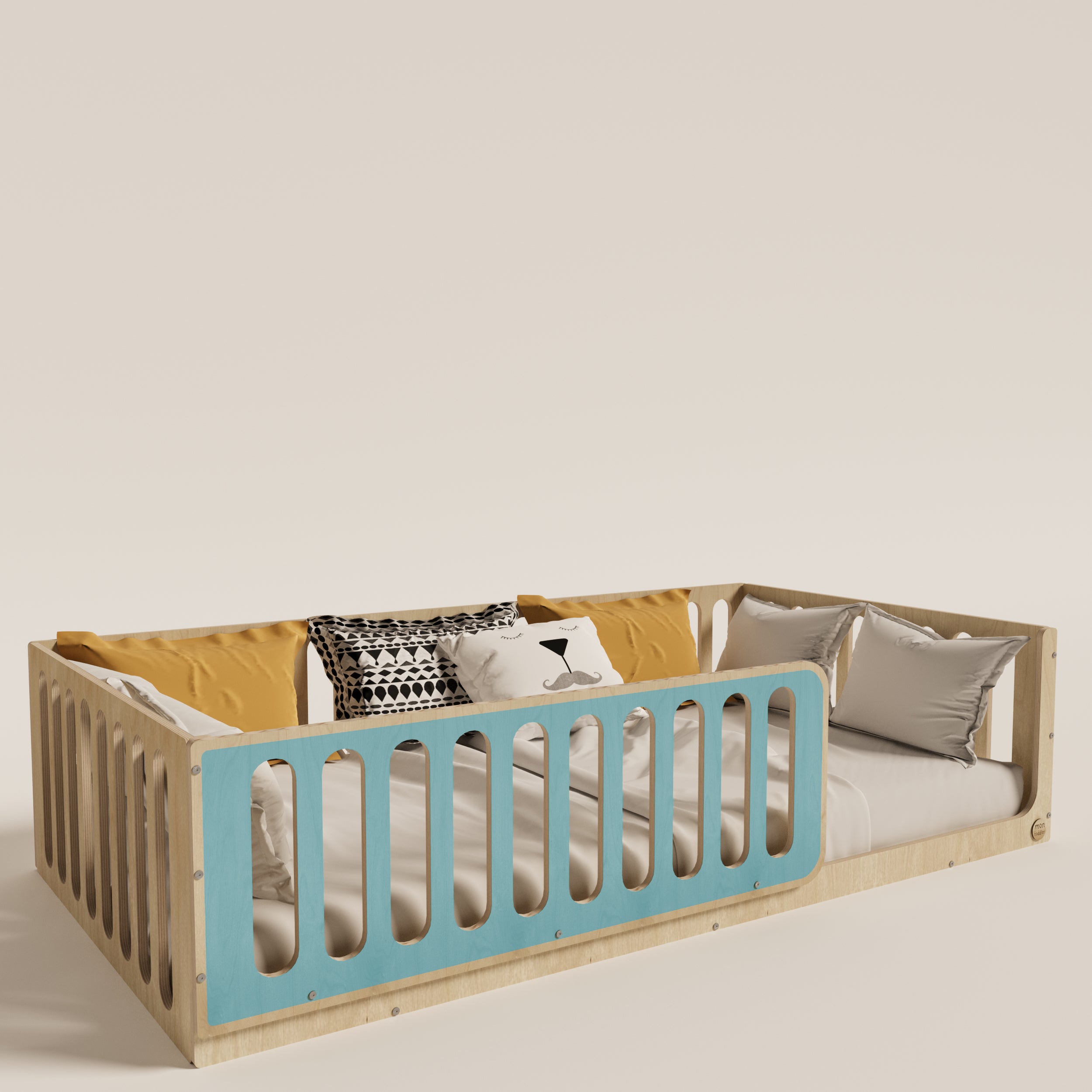 Montessori Blue Floor Bed