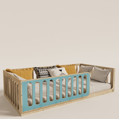 Montessori Blue Floor Bed