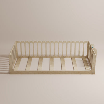 Toddler Bed with Rails - Wave