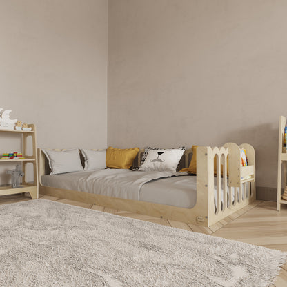 Toddler Bed with Rails - Wave