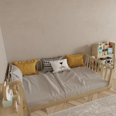 Toddler Bed with Rails - Wave