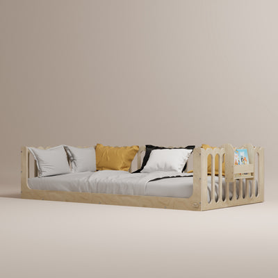 Toddler Bed with Rails - Wave