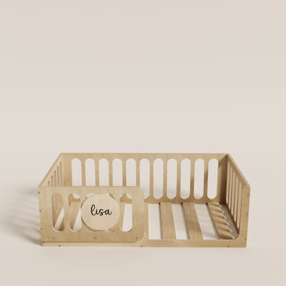 Montessori Floor Crib with Personalization - Montoddler 