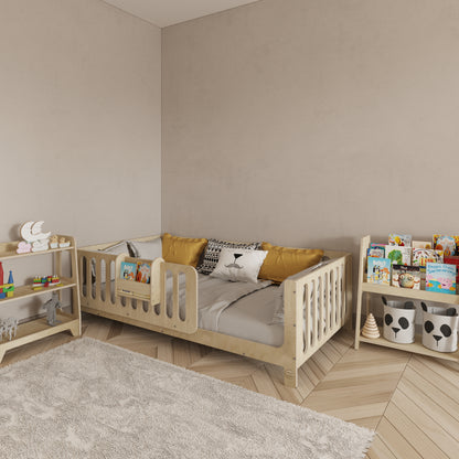 Montessori Bed with Legs and Rails