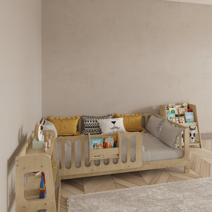 Montessori Bed with Legs and Rails