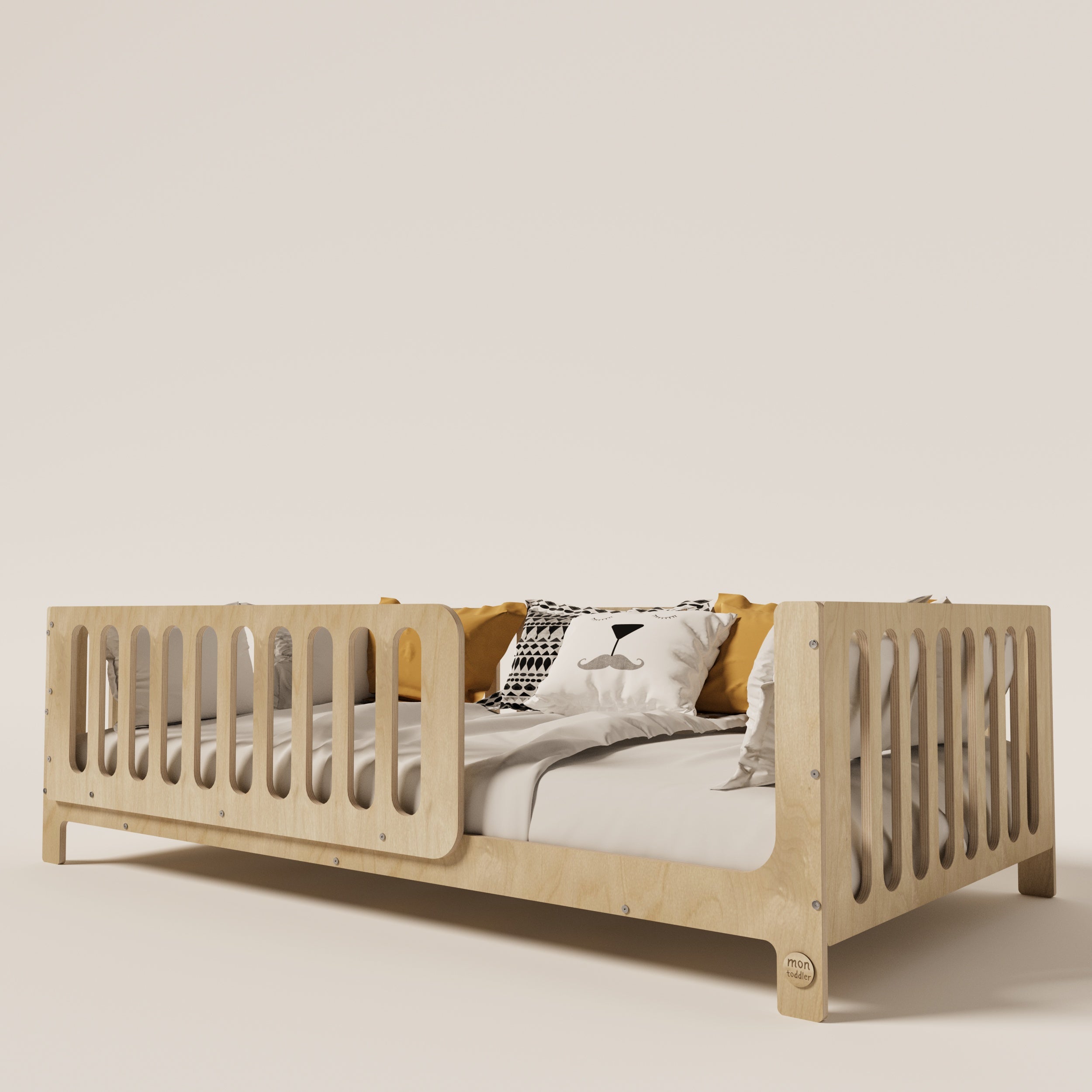 Montessori Bed with Legs and Rails