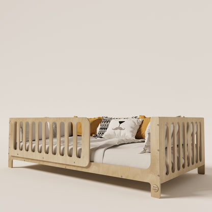 Montessori Bed with Legs and Rails