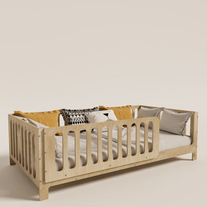 Montessori Bed with Legs and Rails